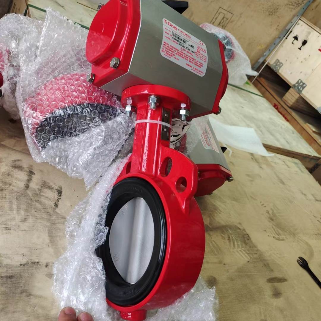 博雷蝶阀S30系列S30气动对夹式蝶阀手动蝶阀Bray S30对夹式蝶阀