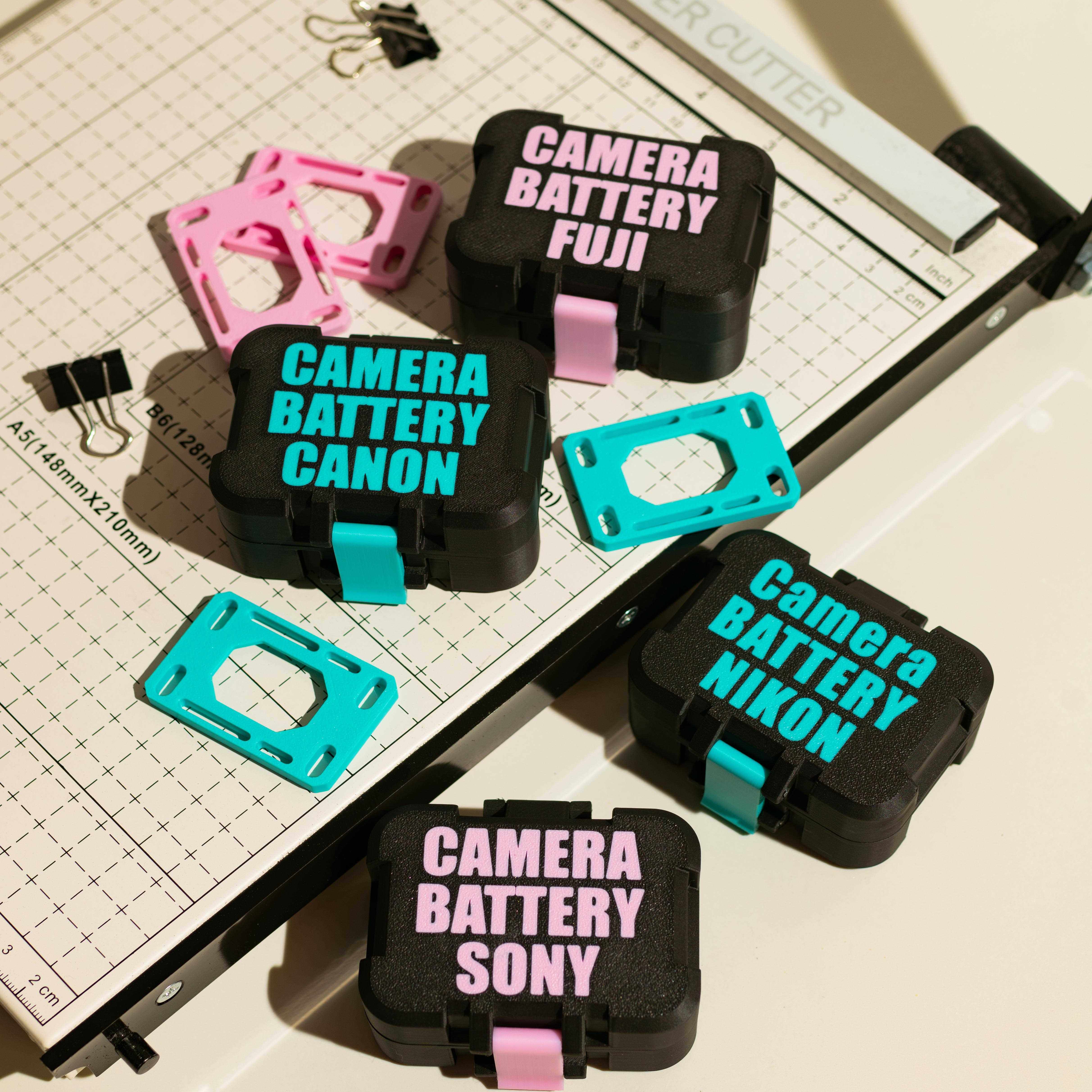 微单相机电池收纳盒支持单卡单电收纳