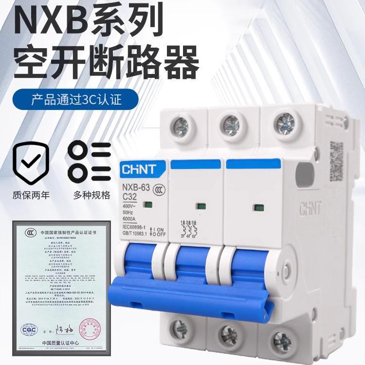 正泰NXB空气开关32a2p家用空开小型断路器总开电闸63a100a125dz47