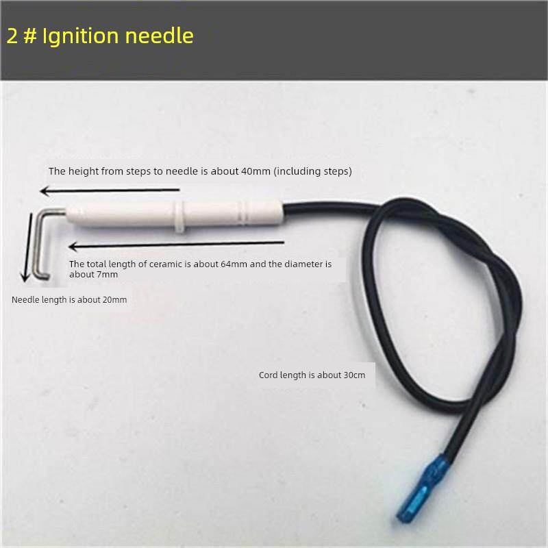 红日红外线聚能灶燃气灶带线点火针感应针点火感应一体针陶瓷盖