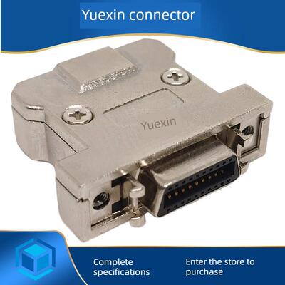 SCSI 伺服连接器刺破焊线母头铁壳式HPCN14P/20P26P36P50P68P母座