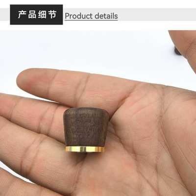 胡桃木小孔耐高温盖珠茶壶养生壶盖杯顶帽玻璃盖拉手配件电热水壶