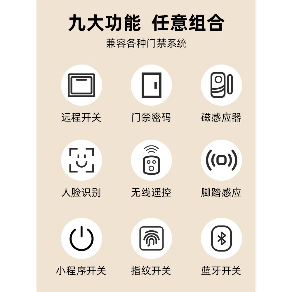 吉神电动闭门器全自动开门机感应门开关遥控门禁机平开自动开门机