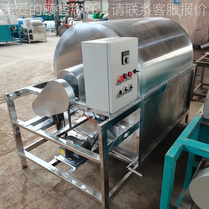 电 热滚炒货机 100型筒花生BYL菜籽炒料机油坊用加敞口炒锅