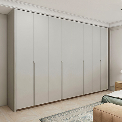 实木衣柜家用卧室定制圆角大衣橱