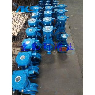 厂家直接WC手动涡轮D343H 16C铸钢法兰对夹WC硬密封蝶阀