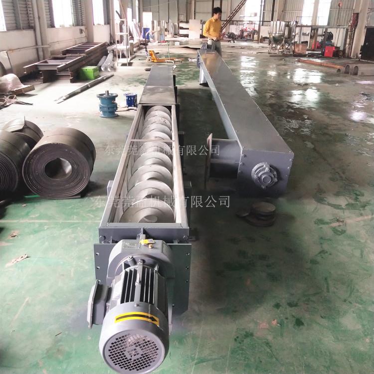 U型无轴螺旋蛟龙输送机WLS-300型餐厨垃圾输送机不锈钢上料机