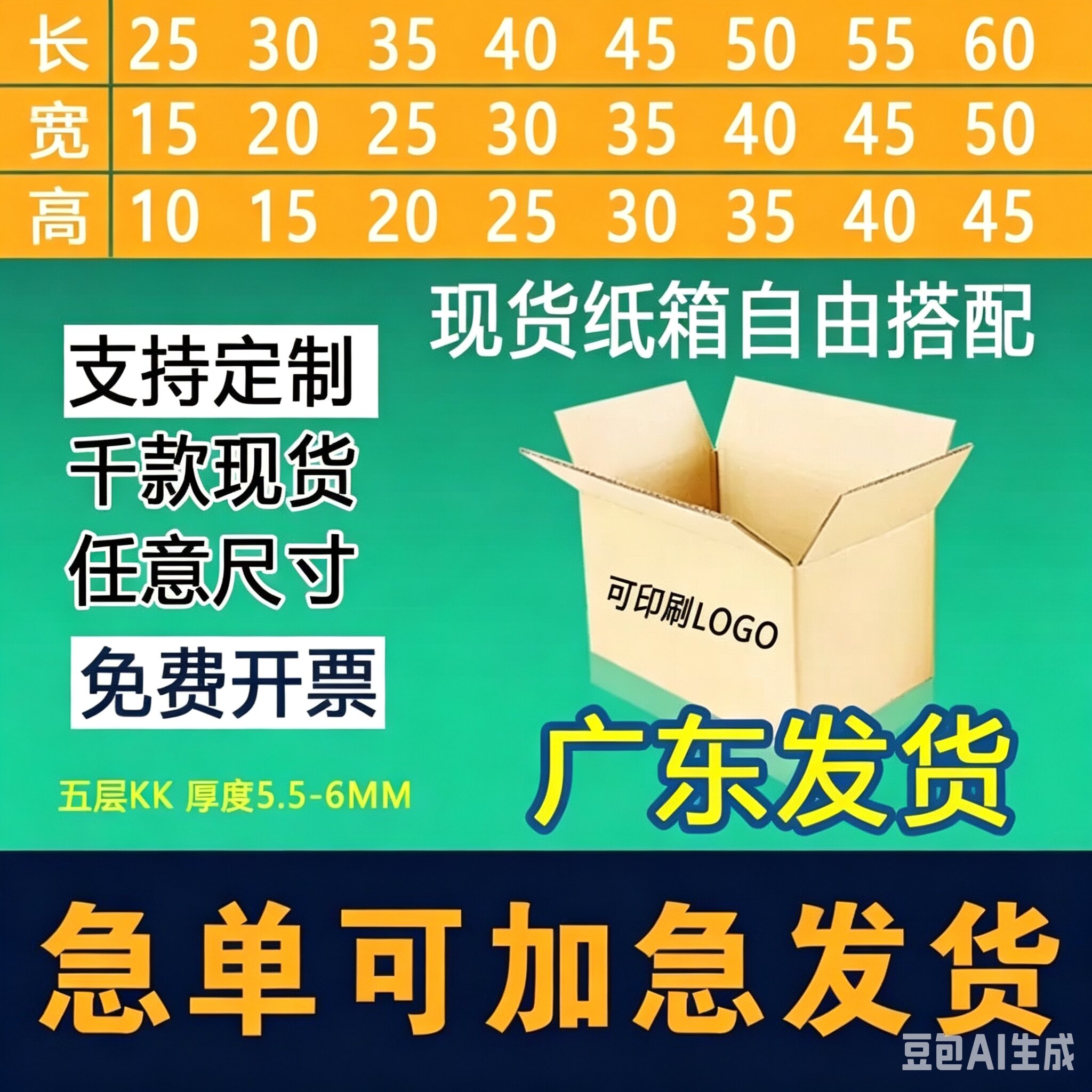 定做批发加厚加硬扁平半高正方形纸箱子打包装快递物流定制小批量