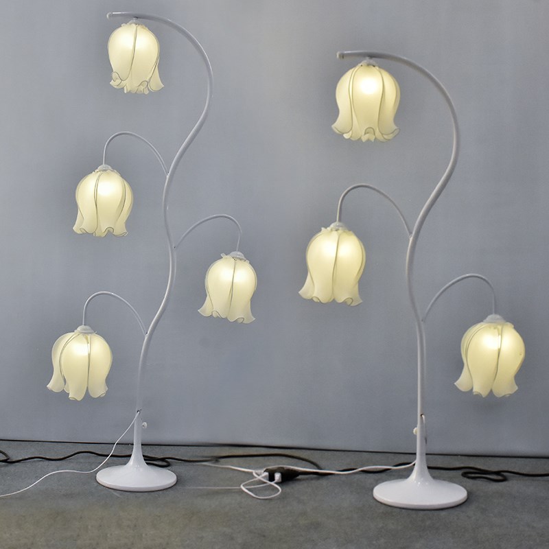 新款婚庆发光铃兰花路引铁艺路引灯装饰道具婚礼舞台场景布置摆件