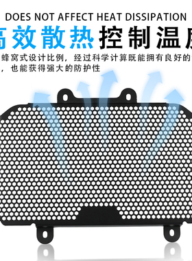 适用KTMc RC390 200 125 14-21年改装 水箱保护网散热器防护罩配
