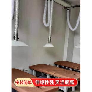 艾灸排烟系统养生馆吸烟机罩中医院烟雾设备抽烟神器管道排气风机