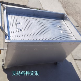 消毒大容量储水桶长方形清洁储水加厚带轮子 不锈钢储水箱移动式