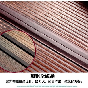 家用纱窗免打孔整条自吸防蝇大门沙门网 全磁条魔术贴防蚊门帘夏季
