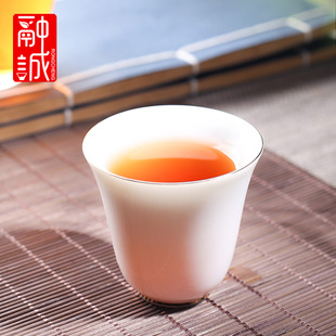 陶瓷茶杯小号品茗杯家用白瓷主人杯茶盏杯子单个功夫茶具茶碗泡茶