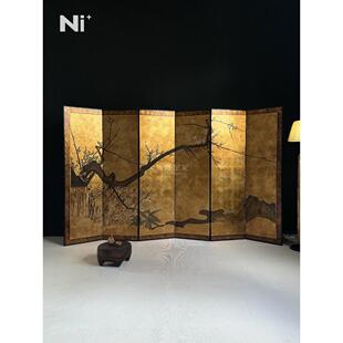 Ni+Ni经典中式屏风梅花隔断客厅隔断酒店民宿装修禅宗屏风