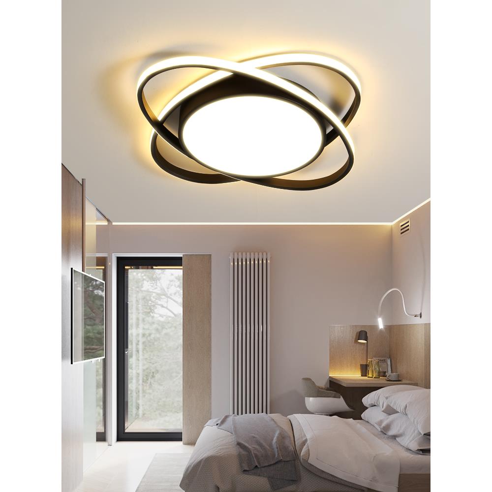 北欧led客厅吸顶灯 现代轻奢卧室主灯创意时尚圆形简约现代房间灯