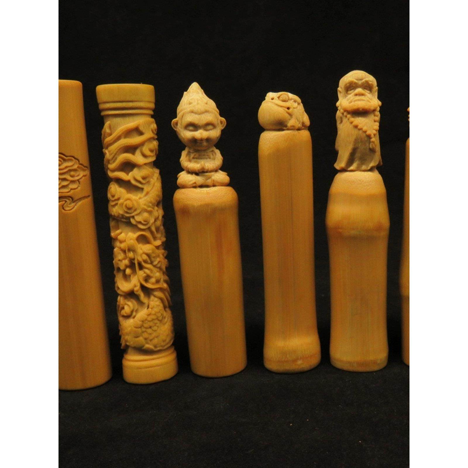 实心玉竹雕刻手把件高密玉化文玩木雕礼品老梅竹小金条竹雕代加工,特色手工艺,竹编/竹雕,淘宝优惠券,粉丝福利购,淘宝优惠卷