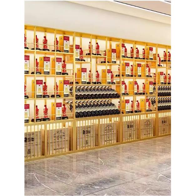 铁艺定制商用酒柜酒架酒吧红酒斜放架靠墙落地烟酒店酒展示架