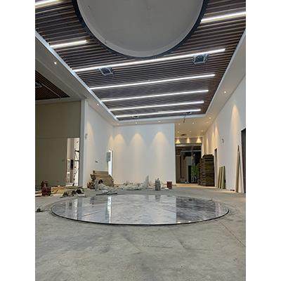 汽车旋转展示台新能源车展圆形婚庆演出大型升降舞台贴膜调头机械