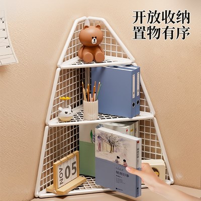 卧室床头柜上方置物架放手机收纳架简易书架床边杂物整理架储物柜