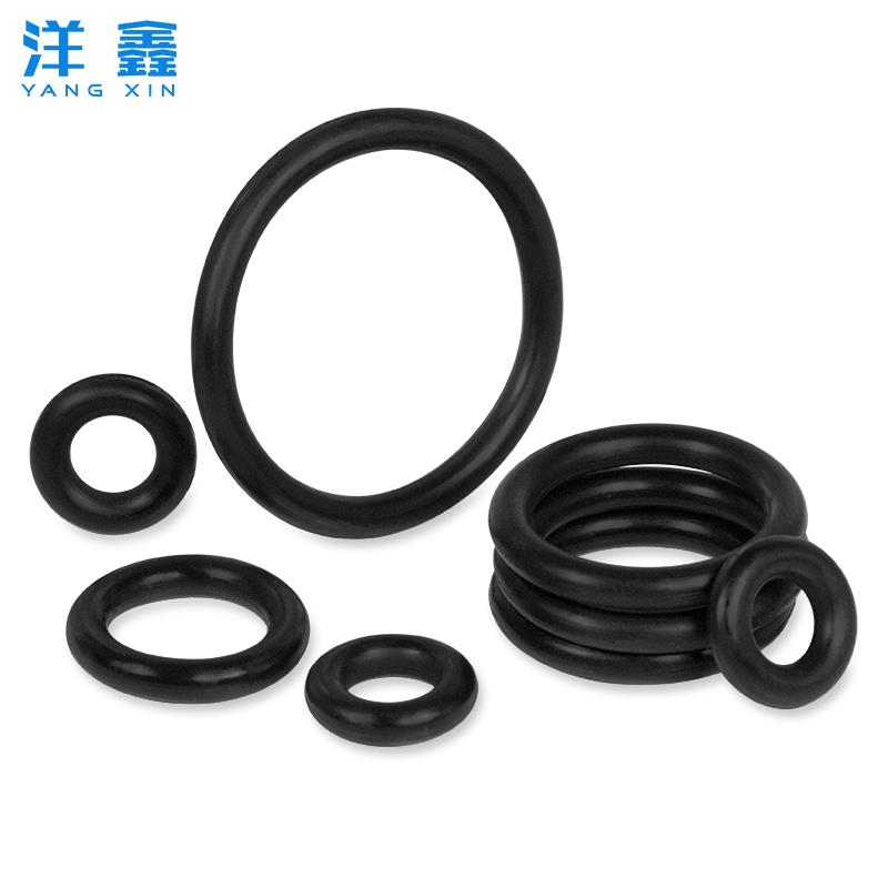 橡胶密封圈O型圈NBR丁晴油封防水耐高温丁腈黑色垫圈-线 线径1-3.