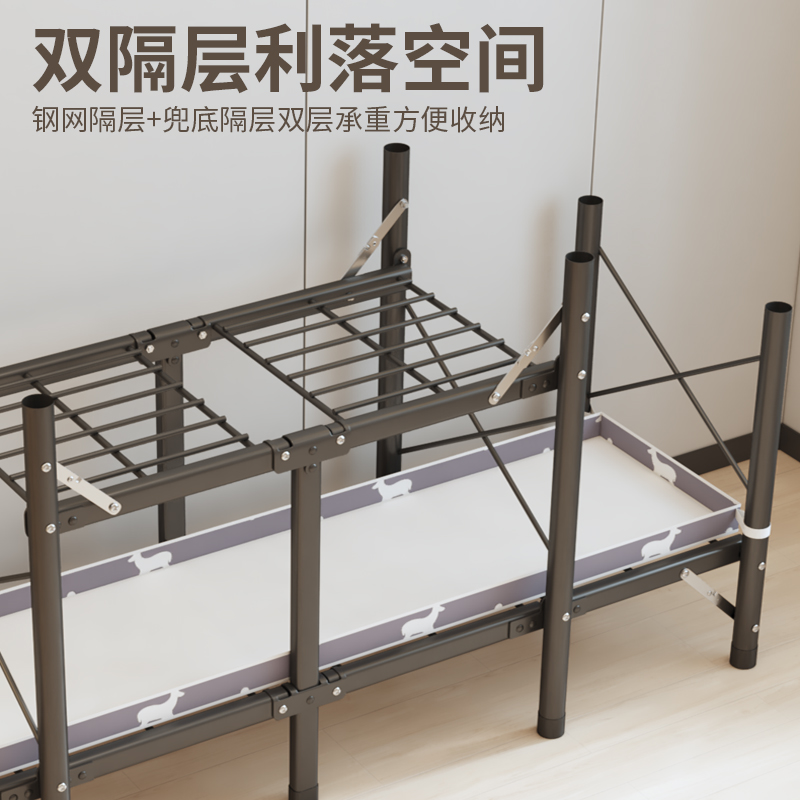 折叠衣柜简易布衣柜家用卧室出租房用单人结实耐用免安装收纳衣橱