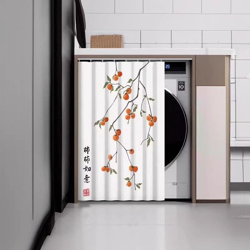 阳台滚筒洗衣机i防晒罩子遮阳帘遮挡盖布防尘防水套布全遮光免打