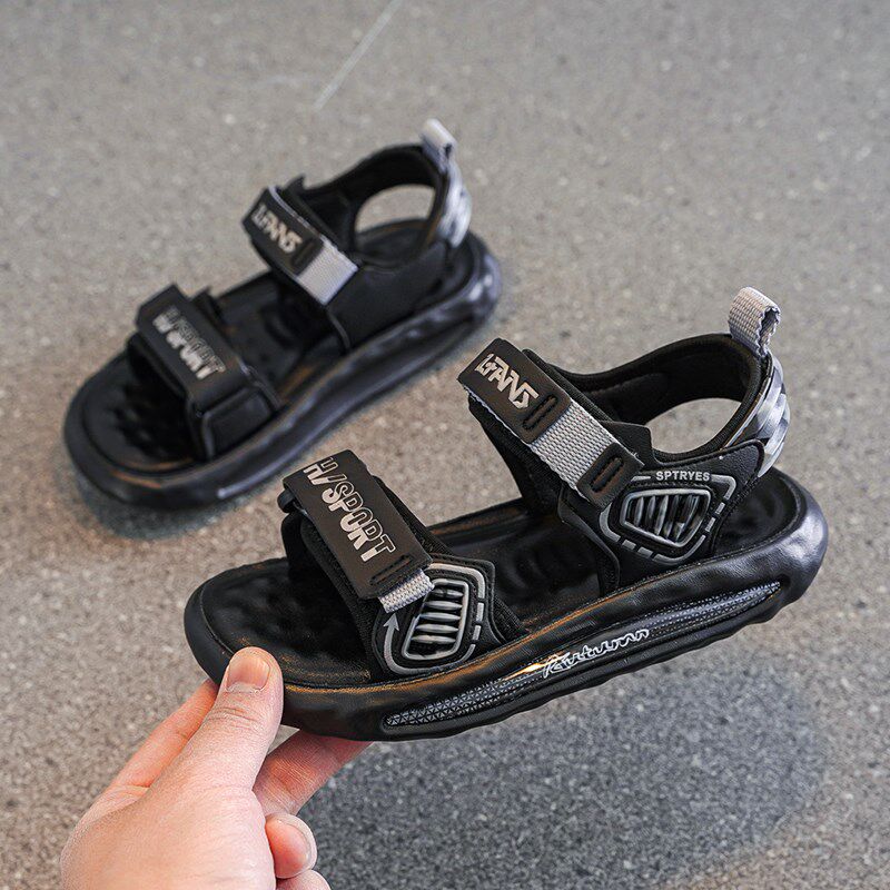 儿童凉鞋男童防滑防臭2025新款夏季轻便男宝鞋子外穿小男孩沙滩鞋