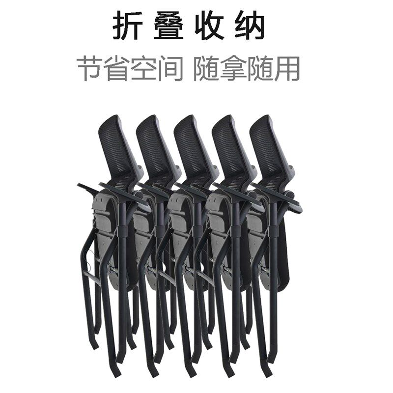 折叠培训椅子带桌板智慧教室桌椅带写字板加装桌椅一体折叠会议椅