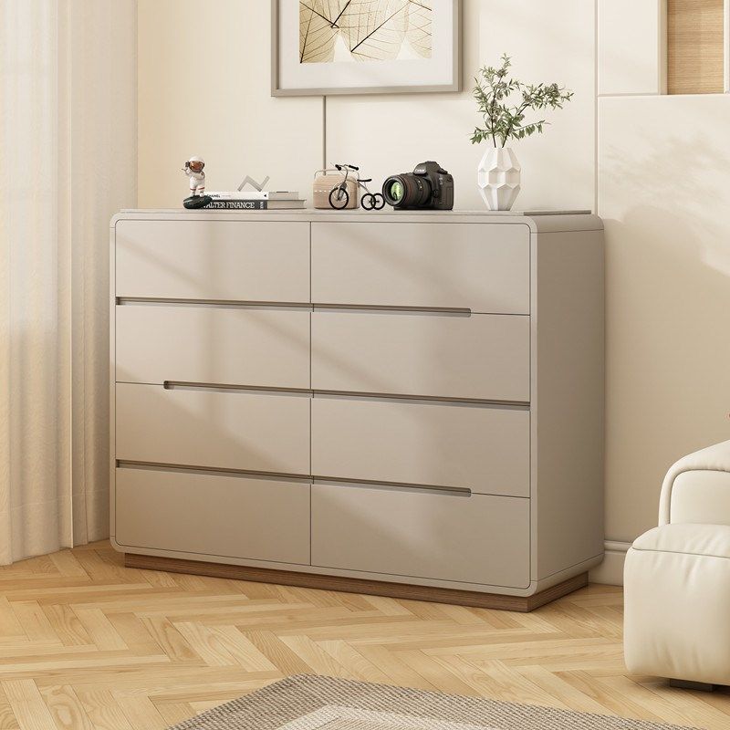 新款斗柜奶油风大容量储物柜实木抽屉收纳柜子卧室床尾烤漆八斗柜,住宅家具,斗柜,淘宝优惠券,粉丝福利购,淘宝优惠卷