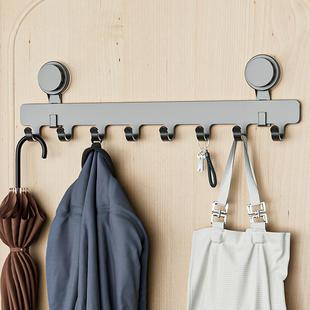 ACA吸盘门后挂钩强力黏胶免打孔厨房壁挂置物架锅铲勺子抹布收纳