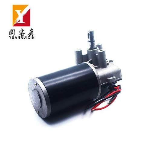 12v微型减速有刷直流电机涡轮蜗杆齿轮箱大扭矩低噪音小马达