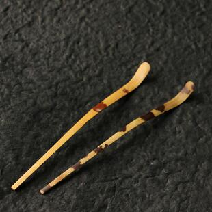 云南湘妃竹老料纯手工精工打磨制作茶道茶拨茶勺竹器茶具