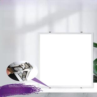 卡扣式平板灯石膏板吊顶弹簧内嵌入式led600x600x300x1200长条灯