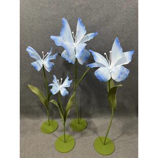 网红大型纸艺手工晕染蝴蝶婚庆路引店铺橱窗美陈道具布置装饰摄影