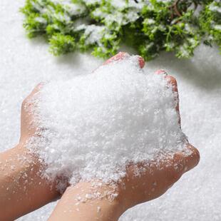 人造雪粉耶诞彷真雪花人工假雪拍摄雪景布置干雪假雪兑水人造雪花