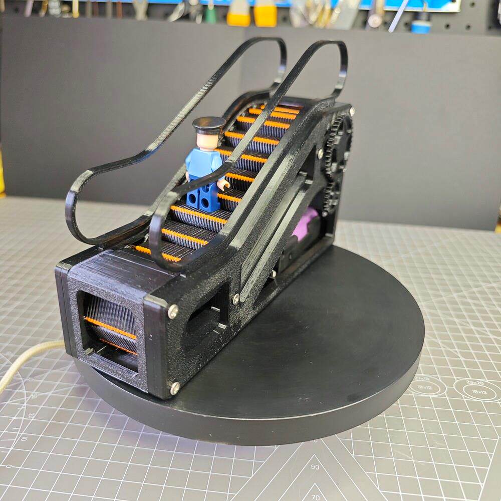 环保安全3D打印电动扶梯