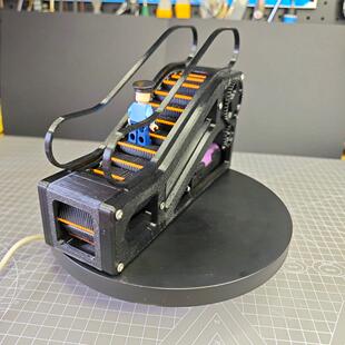 环保安全3D打印电动扶梯模型商场自动手扶梯电梯玩具diy儿童礼物