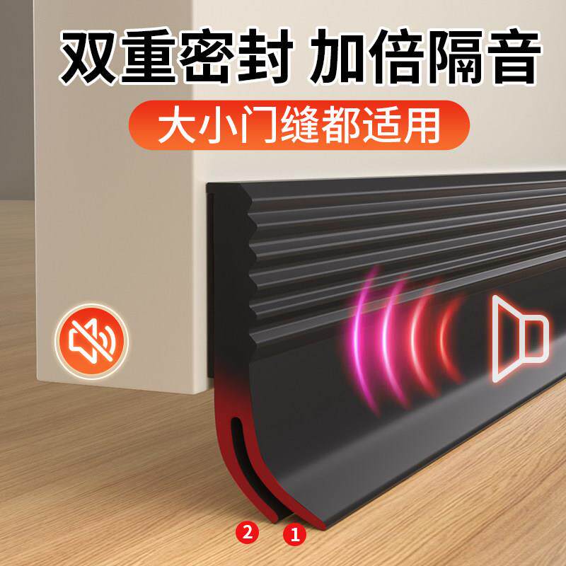 门缝密封条门底胶条隔音