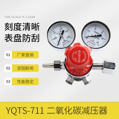 二氧化碳减压器YQTS-7110.25*25MPa牌双级式减压器减压阀