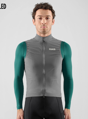 【新品】PEdALED 男士 Element 系列 防风防雨骑行马甲 岩石灰