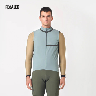 PEdALED 男士 Odyssey 防风防雨性能轻量马甲轻薄透气PD骑行马甲
