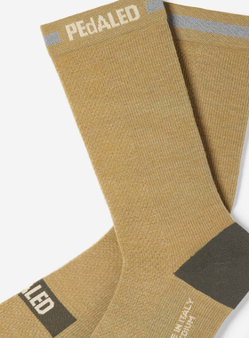 【新品】PEdALED Odyssey 系列 美利奴羊毛保暖骑行袜 荆棘绿