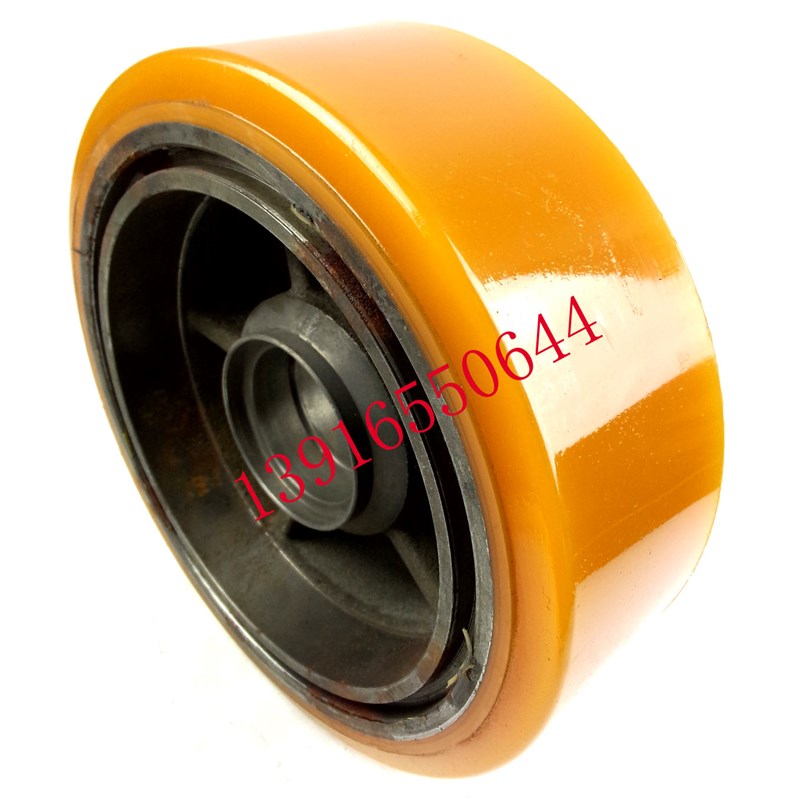 电动叉车轮子林德R14R16R20承载轮285X100前移式叉车前轮承重轮