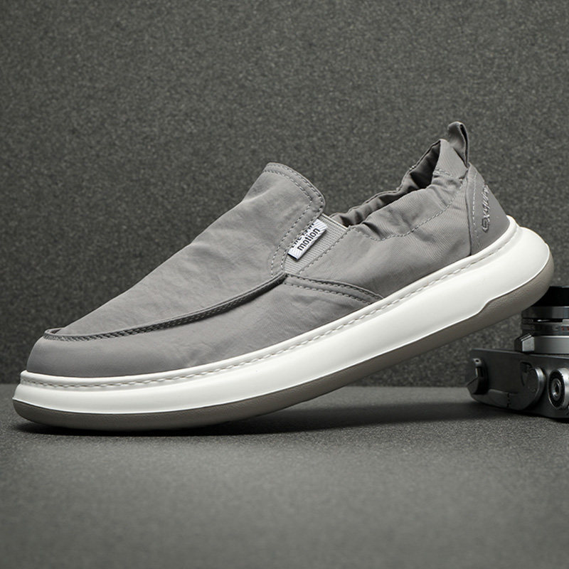 男鞋夏季透气2024新款布鞋男软底轻便一脚蹬懒人薄款防臭鞋子男款