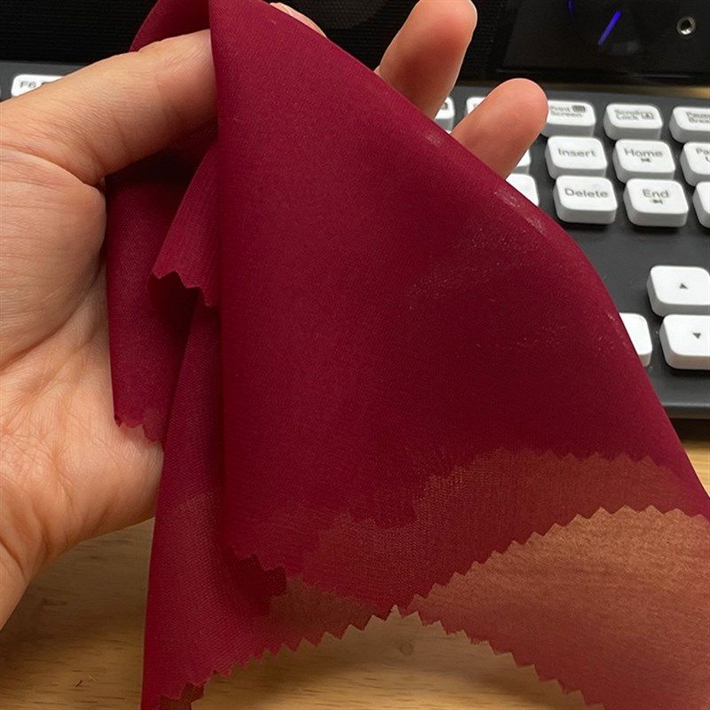 18N百褶魔术贴免打孔绷纱帘轻盈玻璃门帘白色雪纺纱遮光窗帘