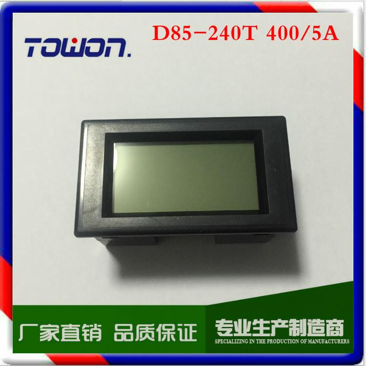 液晶数显交流电流表D85-240T 400A/5直接代替85L17指针式交流表头