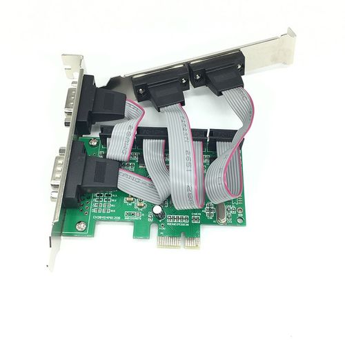 PCI-E 4串口卡  串口卡 4个 COM 口 PCI 转 COM 9针 RS232 扩展卡