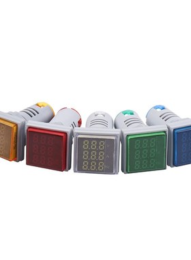 供应 黄色方形指示灯型迷你数显交流电压电流赫兹表 AD16-22FM