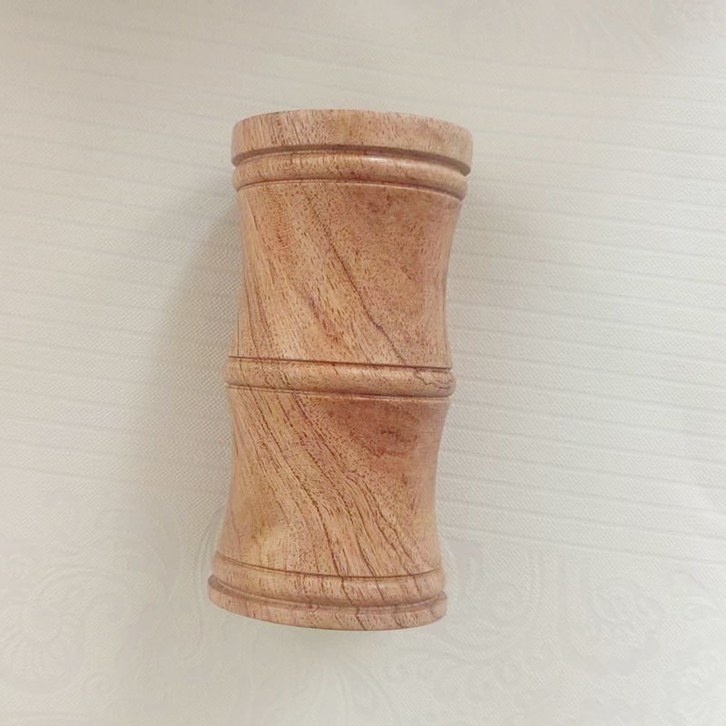 木制笔筒书房办公室桌面笔筒摆件收纳盒黄花梨中式复古笔筒